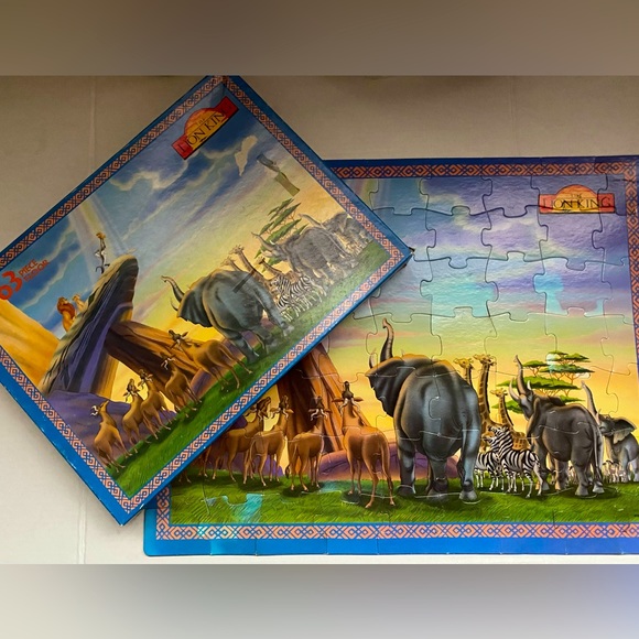 ✨Vintage✨ The Lion King Floor Puzzle - Picture 1 of 4
